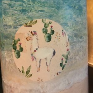 Lama fringe round beach towel